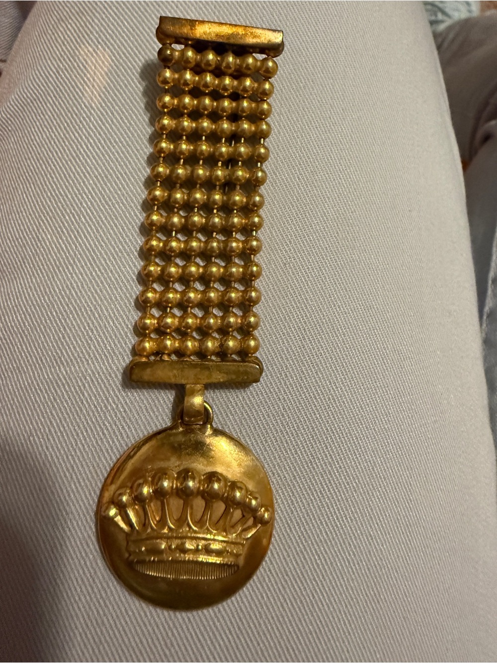 Vintage Chanel pin 1970's 4 1/2” x 1-3/8” - Picture 12 of 13